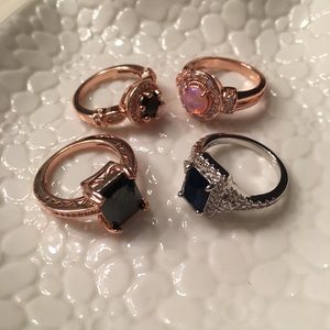 Lot of 4 size 5 rings from Fragrant Jewels